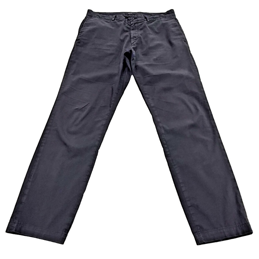 Theory Men's Chino Flat Front Pants; Navy Blue; Size 33 x 30